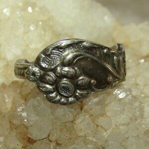 1950's Nils Johan Silver Plate Spoon Ring
